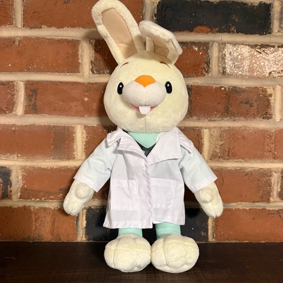 Baby First TV Doctor Harry the Bunny Plush Rabbit Stuffed Animal Dr. Rare HTF - Picture 1 of 6